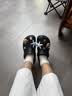 卡骆驰（CROCS）新款厚底云朵洞洞鞋送女友礼物 206750 黑色   36-37 实拍图