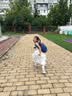 富罗迷女童连衣裙甜美网纱蛋糕公主裙女孩校园主持演出礼服裙 白色 130 实拍图