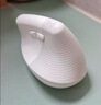 罗技（Logitech）Lift人体工学鼠标 垂直鼠标 小手鼠标 无线蓝牙鼠标 3台设备秒切换 带Logi Bolt接收器 白色 实拍图