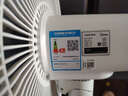 美的（Midea）【飓风节能】七叶柔风立式电风扇/家用轻音落地扇/台式小型风扇/大风力遥控定时摇头风扇 SAH35BSJ 实拍图