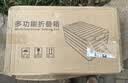 悦卡后备箱收纳箱车载储物箱车用折叠整理箱户外露营置物箱汽车用品 【升级款加厚】中号40L双盖黑灰 实拍图