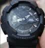 卡西欧（CASIO）黑武士手表 G-SHOCK运动防水户外男士腕表学生男表日韩表七夕礼物 GA-110-1B 黑武士 实拍图