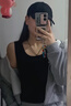 猫人夏季薄款棉质背心女2026新款外穿显瘦遮副乳内搭美背吊带打底上衣 实拍图