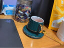 古莜 咖啡杯欧式咖啡杯套装茶具陶瓷杯子水杯金边杯碟创意办公室家用 孔雀绿金边咖啡杯【礼盒装】 晒单实拍图
