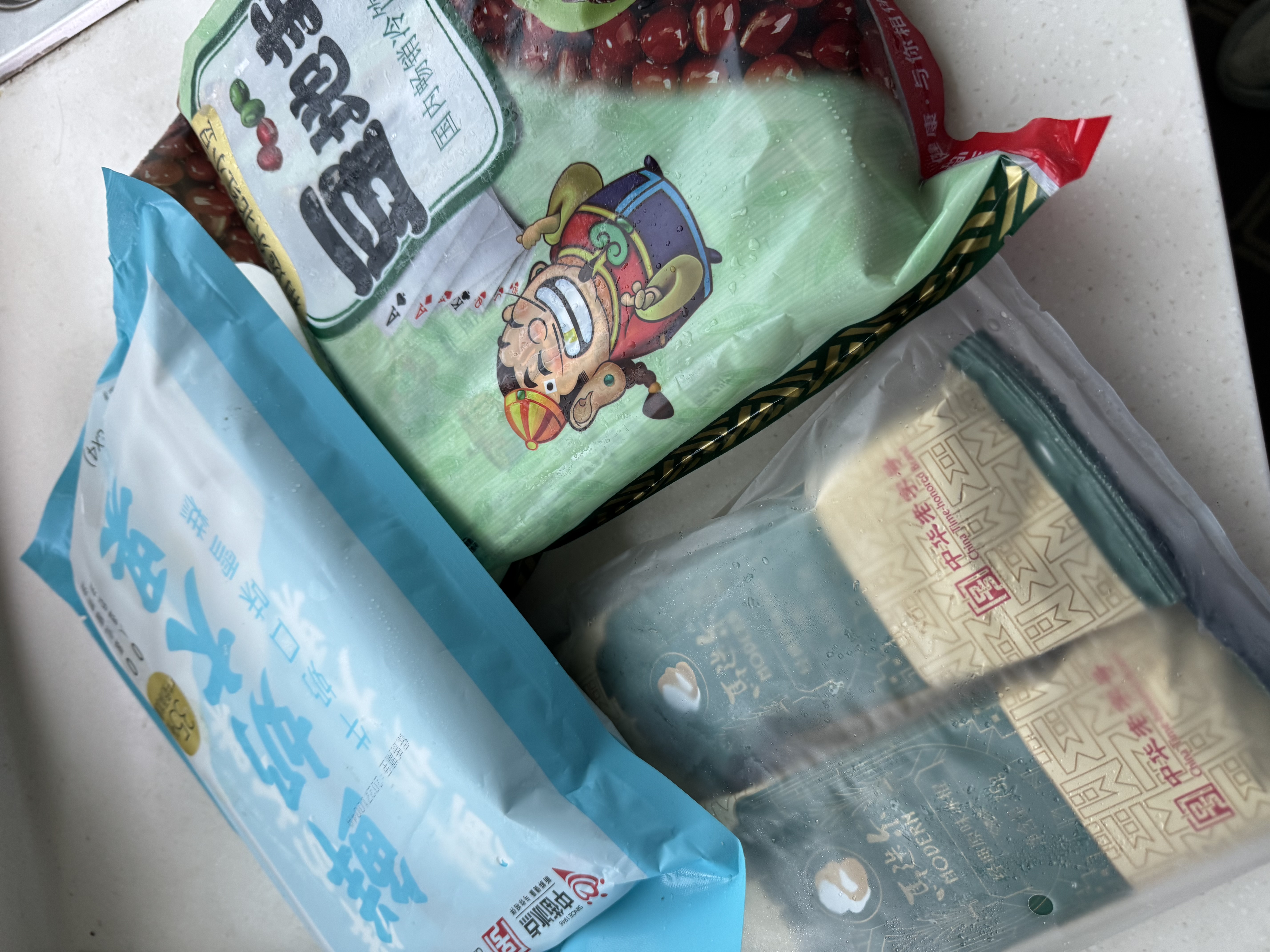 中街冰点  豆地主红豆绿豆口味冰棍 70克*8支 生鲜雪糕冰淇淋 家庭装 实拍图