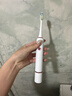 博皓（prooral）声波电动牙刷护龈压感提醒 自动牙刷成人充电式 情侣款 生日礼物T33 白色 实拍图