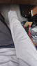 蕉内（Bananain）棉棉305H男女士睡衣睡裤纯棉情侣家居服套装春夏季长袖长裤不闷汗 【女士】粉紫 XL 实拍图
