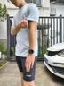 李宁（LI-NING）冰丝速干运动套装男2026夏季新款男士短袖T恤衫短裤跑步男装衣服 实拍图