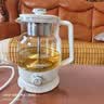 金灶（KAMJOVE）喷淋式煮茶器电茶炉养生蒸茶壶自动小型煮茶炉养生壶茶艺电水壶 A-57 1L 摩登白 实拍图