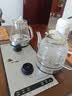 丰谷全自动上水电热水壶 茶台烧水壶 家用办公嵌入式茶桌茶几一体机茶具电茶炉套装 1L （37*20cm）底部双加水拉丝银-蒸茶款 实拍图