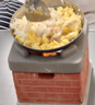 欣格儿童做饭迷你小厨房真煮套装过家家玩具真做饭炒菜复古锅具46件套 实拍图