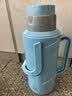 SIMELO保温壶玻璃内胆热水瓶保温瓶热水壶宿舍水壶3.2L典雅蓝 实拍图