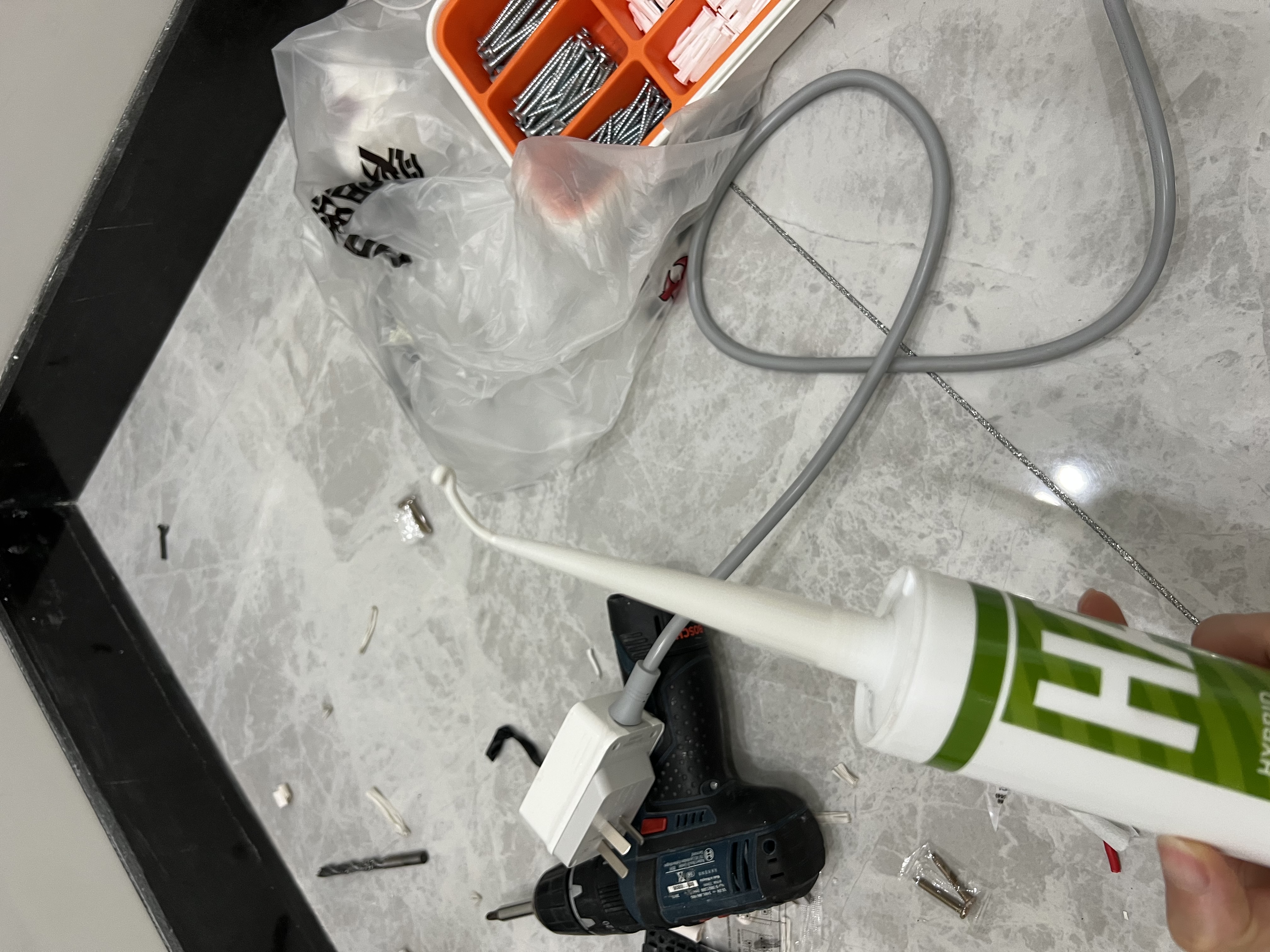 瓦克（WACKER）DA防霉玻璃胶厨卫专用密封胶防水美容胶中性马桶封边硅胶白色1支  实拍图