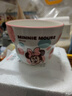 Disney迪士尼陶瓷碗马克杯米奇米妮唐老鸭高颜值女生可爱水杯儿童牛奶 米妮舒悦陶瓷杯1个300ML 实拍图