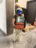 SHUKIKU儿童书包幼儿园一年级书包小学生背包男女生户外旅游双肩包橙红M 实拍图