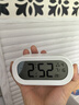 得力（deli）多功能闹钟学生专用起床神器闹铃强力叫醒儿童床头钟智能叫醒电子时钟桌面温度计开学必备-LE126 实拍图