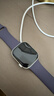 Apple/苹果 Watch S11 智能手表GPS+蜂窝款46毫米银色铝金属表壳雾紫色运动型表带M/L MFDL4CH/B 实拍图