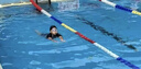361° 儿童泳镜大框耳塞一体防水防雾高清男女童大框游泳镜潜水蓝黄 实拍图