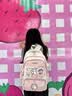 EQSK 月薪喵书包可爱高颜值三到六年级小学生减负护脊儿童双肩背包 粉色-A款-27件套 实拍图