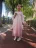 安妮优儿（Anneyol）女童汉服六一儿童节中国风唐装连衣裙超仙古风公主襦裙 粉色 130 实拍图