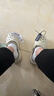 卡骆驰（CROCS）新款厚底云朵洞洞鞋送女友礼物206750 骨白色 37 -38 实拍图