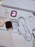 Apple/苹果 Watch S11 智能手表GPS款42毫米玫瑰金色铝金属表壳淡桃粉色运动型表带S/M MEUN4CH/B 实拍图