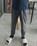 361°裤子男夏季防晒休闲运动裤跑步宽松冰丝直筒九分裤652624713H-1 实拍图
