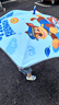汪汪队立大功（PAW PATROL）儿童安全雨伞滚轮伞上学专用男孩女孩卡通太阳伞防晒 蓝色 实拍图