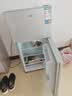 奥克斯小冰箱家用小型迷你冷藏冷冻两用出租房宿舍用节能省电寝室办公室电冰箱 【净化去味】176银色【高效保鲜 铜管速冷】56L 实拍图