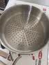 三禾 纯钛炒锅无涂层钛不粘锅少油烟平底炒菜锅灶通用纯钛30cm 实拍图