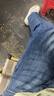 真维斯（Jeanswest）牛仔裤男2026夏季薄款宽松直筒裤百搭男裤子休闲长裤蓝色33 实拍图
