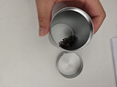 京适茶叶罐便携小茶罐铝合金属储存罐密封罐装高端茶叶盒空盒收纳盒 活动中/茶【太空银】中号短款 140ml 实拍图