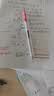 得力（deli）开学季速干按动红色中性笔0.5黑笔办公用品学生文具签字笔水笔红笔送老师SA60 红色/0.5mm/12支 实拍图
