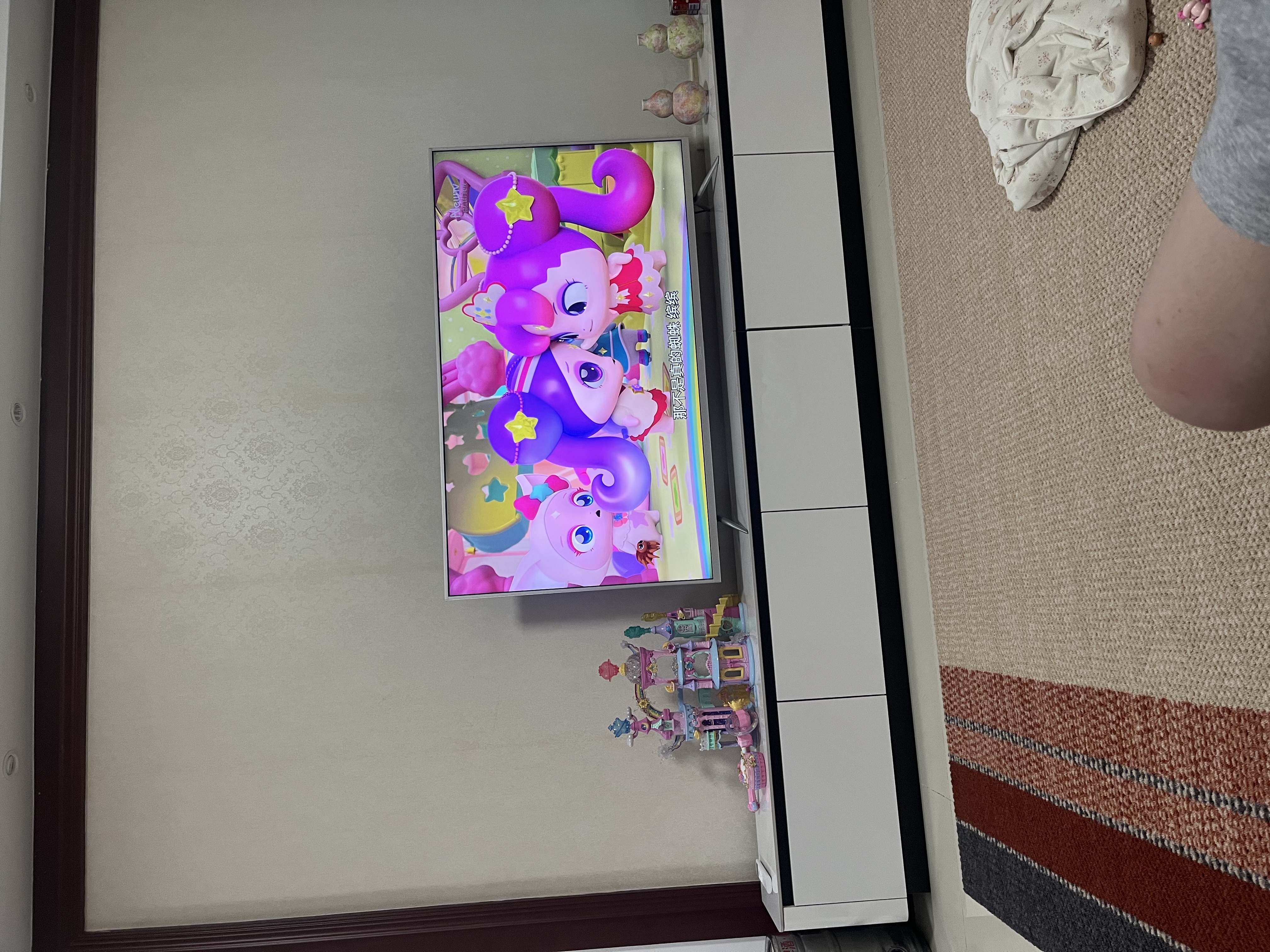 卡比森ENF级实木烤漆电视柜落地简约风岩板电视柜茶几组合柜客厅 暖白色+雪山白岩板【安全圆角】 3.2米电视柜【ENF实木烤漆+岩板】 实拍图