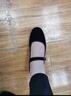 布舍元女平底酒店黑工作服务员饭店宾馆礼仪舞蹈单老北京布鞋2W10 38码 实拍图