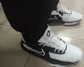 耐克NIKE篮球鞋男缓震透气PRECISION 6运动鞋DD9535-007黑白43 实拍图