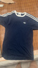 阿迪达斯（adidas）三叶草系列 男 3S TEE 短袖T恤 HZ9634 深靛蓝 XS 实拍图