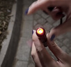 若烟火折子吹一吹打火机充电防风檀木创意点烟器稀奇古怪新年生日礼物 实拍图