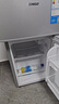 志高（CHIGO）小冰箱迷你小型家用冷藏冷冻两用宿舍出租房用双门办公室电冰箱节能省电 【一级能效】66L银色【全国联保丨节能省电】 实拍图