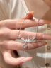 老凤祥紫藤花纯足银999项链女款2026新款吊坠生日纪念日礼物送女友老婆 【八仓发货】一克拉项链 实拍图
