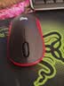 罗技（Logitech）M185鼠标 无线鼠标 办公鼠标 对称鼠标 黑色红边 带无线2.4G接收器 实拍图