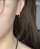 QMXDS999纯银耳钉女士养耳洞睡觉免摘2026新款高级感水滴百搭耳环 s999足银水滴耳钉 大号一对（90%人选） 实拍图