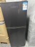 新飞（Frestec） 冰箱小型双开门 迷你小冰箱家用宿舍租房冷藏冷冻电冰箱节能省电 BCD-90A142LS双门【一级能效】灰色 实拍图