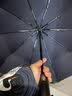 天堂伞 全自动晴雨伞三折 10骨加固一键开收易甩干简约商务自动伞 黛蓝 实拍图