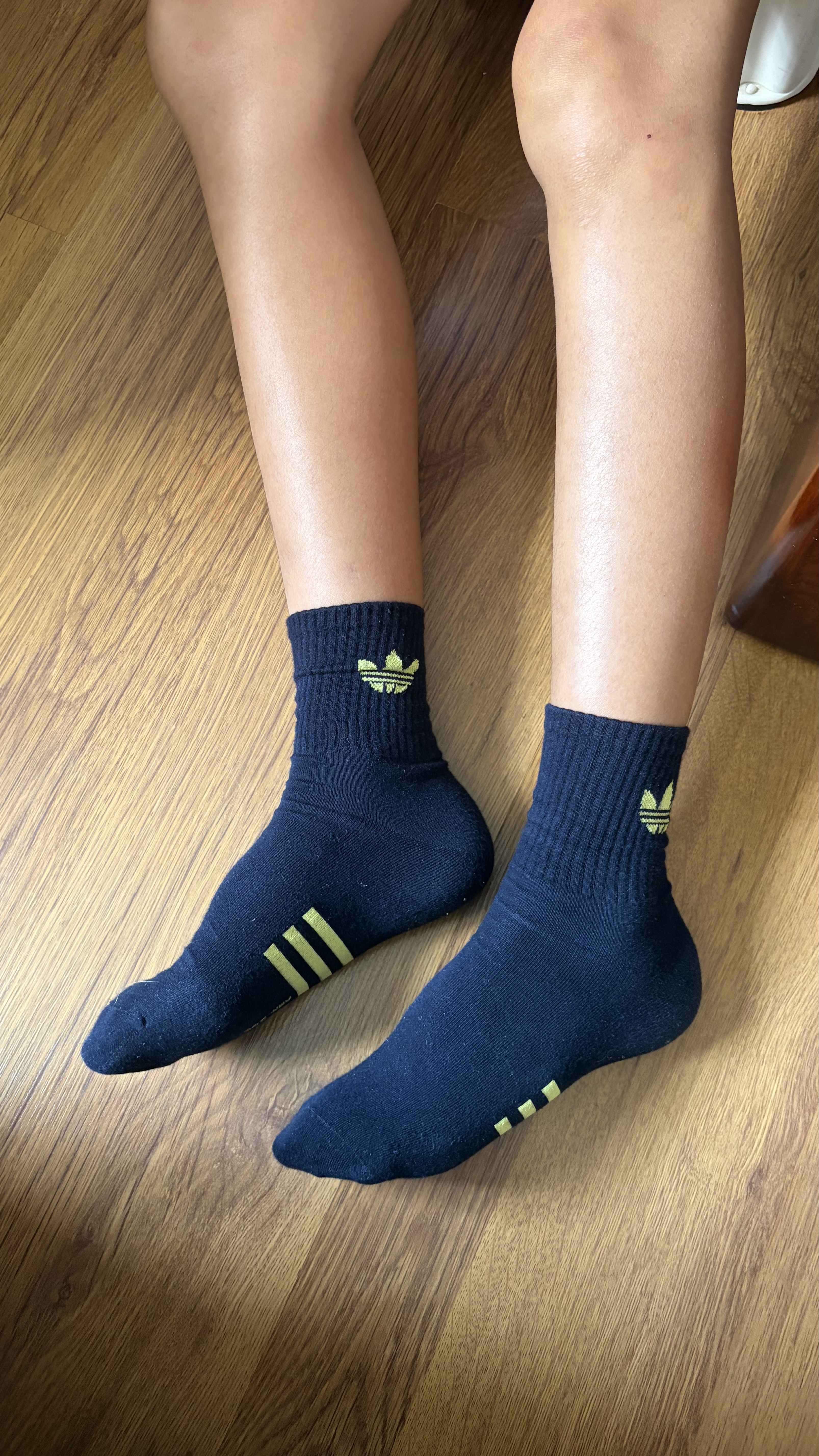 适合阿迪达斯运动袜男女透气吸汗耐磨船袜中筒袜跑步健身袜5双装 如图4 5双 均码 实拍图