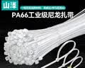 山泽【热销200万+】自锁式尼龙扎带小号2.5*150mm机房电脑装机扎丝理线捆扎束线绑白约100根/包 ZD-11 实拍图