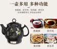 一壶百饮中药锅煎药壶中药壶养生壶全自动药壶熬药锅药膳煲陶瓷家用熬中药锅电子熬药罐电砂锅煎药机煮药壶 【次日达-加厚款】万人选择 3L 黑陶壶A 实拍图