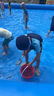 佑游儿童泳衣男童泳裤中童分体泳衣男孩宝宝游泳五件套30255Y藏蓝XL 实拍图