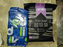 e洁抽绳垃圾袋黑色55*59cm87只双面2.6丝家用手提穿绳免撕塑料袋加厚 实拍图
