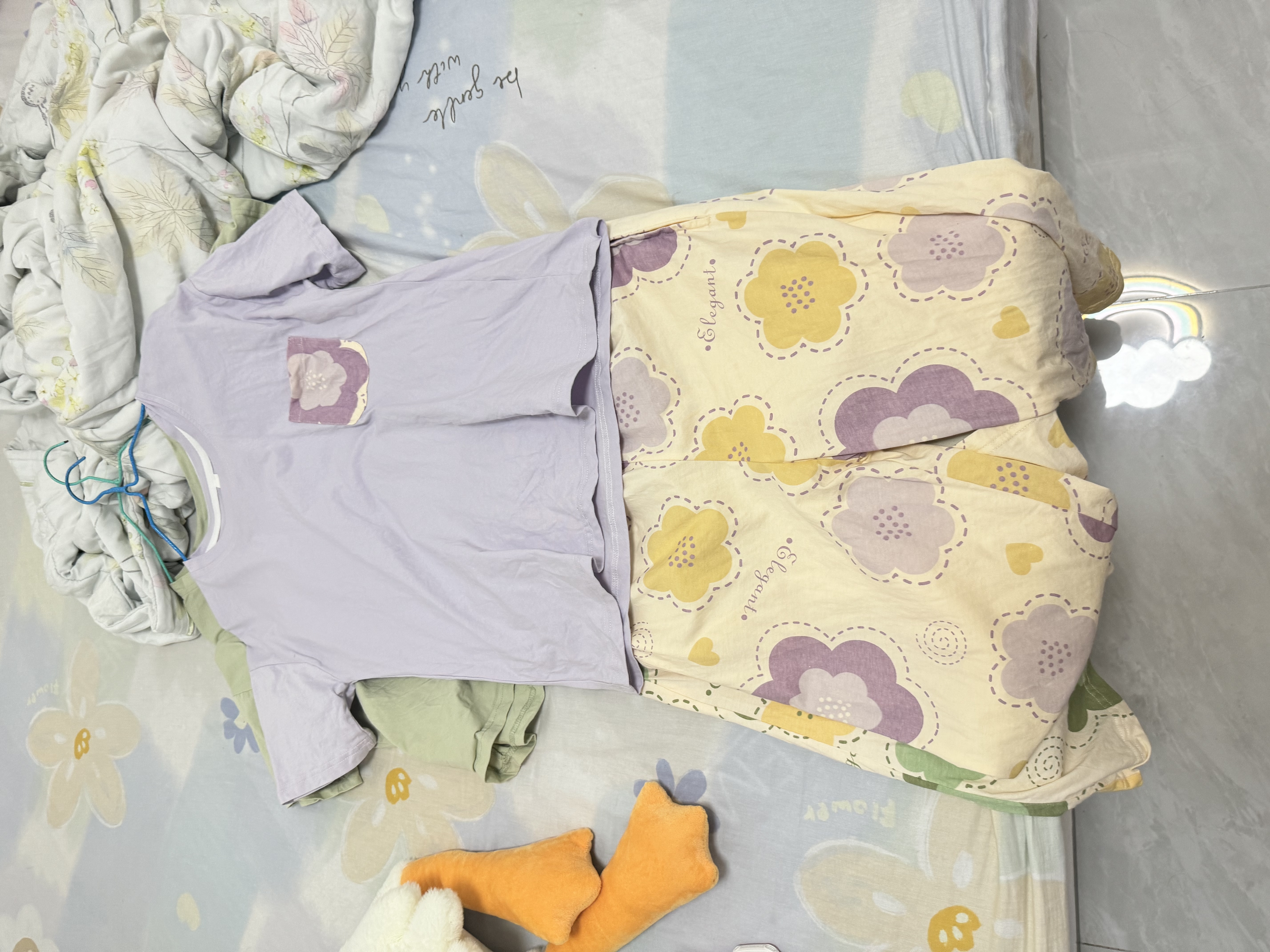 芬腾睡衣女100%纯棉夏季新品薄款可外穿高级感家居服软棉棉七夕礼物 实拍图